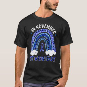 Camiseta En Noviembre Usamos Diabetes Rainbow de Leopardo A