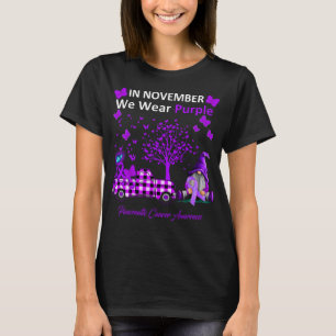 Camiseta En Noviembre, usamos el cáncer púrpura pancreático