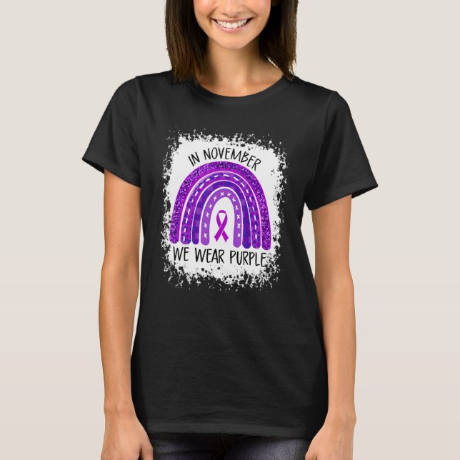 Camiseta En Noviembre Usamos Epilepsia Morada Conciencia Ll (Anverso)