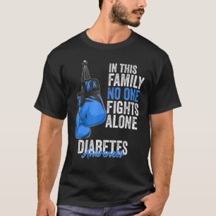 Camiseta En Noviembre Usamos Guantes De Boxeo Azul Diabetes