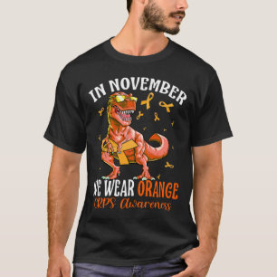Camiseta En Noviembre Usamos La Conciencia De Cinta Naranja