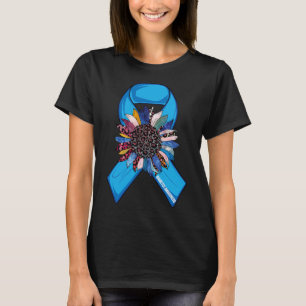 Camiseta En Noviembre Usamos La Diabetes De Girasol Azul Aw