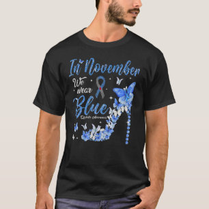 Camiseta En Noviembre Usamos La Sensibilización Sobre La Di