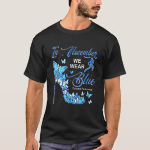 Camiseta En Noviembre, Usamos Mariposas Azules Para Curar L