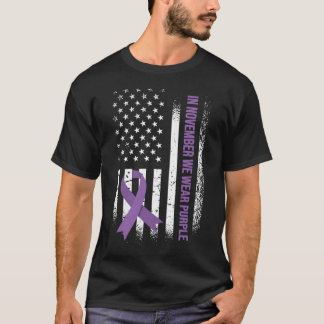 Camiseta En Noviembre Usamos Púrpura - Conciencia Epilepsia