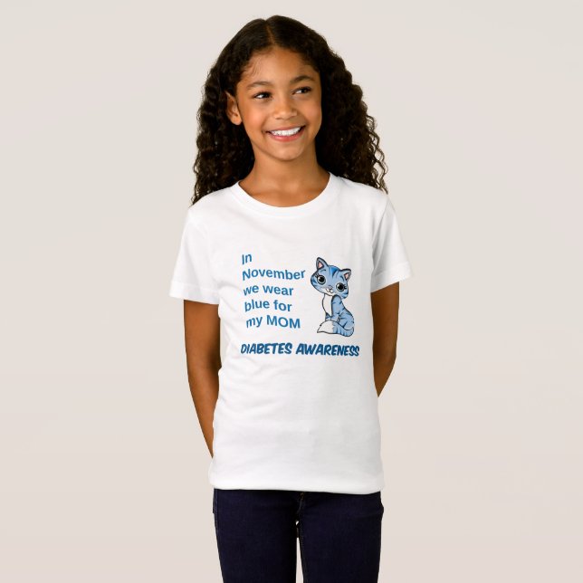 Camiseta En noviembre, vestimos el azul para concientizar s (Anverso completo)