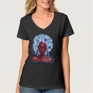 Camiseta En Noviembre Vivimos A Una Mujer Negra Azul Como D