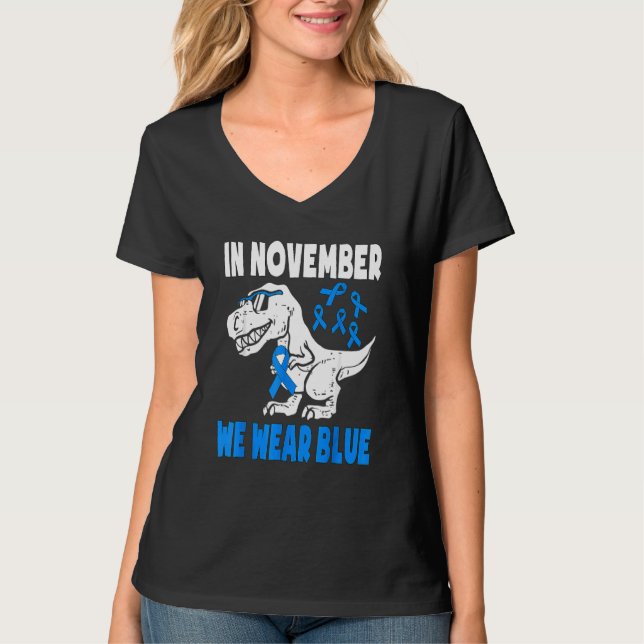 Camiseta En Noviembre Vivimos Conciencia Sobre La Diabetes  (Anverso)