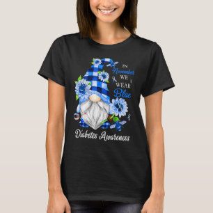 Camiseta En Noviembre Vivimos Gnomes Azules Sensibilización
