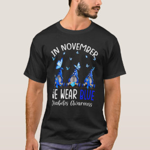 Camiseta En Noviembre Vivimos Gnomes Azules Sensibilización