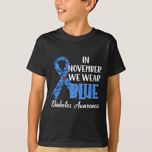 Camiseta En Noviembre Vivimos La Conciencia De La Diabetes  (Anverso)