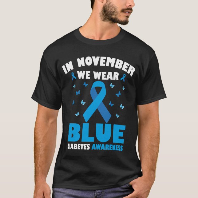 Camiseta En Noviembre Vivimos Una Conciencia Sobre La Diabe (Anverso)