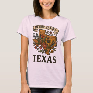 Camiseta En Nuestros Corazones: Texas – Apoyo y Recuerdo