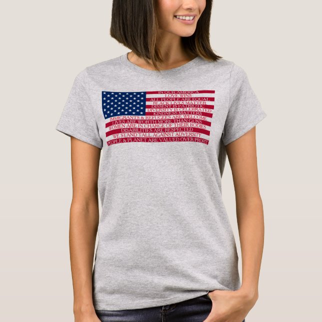 Camiseta En nuestros Estados Unidos (Anverso)