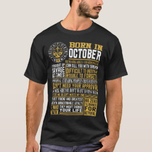 Camiseta En octubre hechos llevados