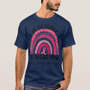 Camiseta En Octubre, Las Mujeres Usamos Cance De Cinta Rosa
