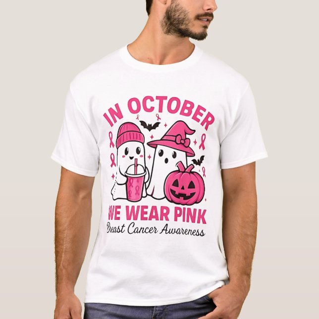 Camiseta En octubre llevamos puesto un anticipo de cáncer d (Anverso)