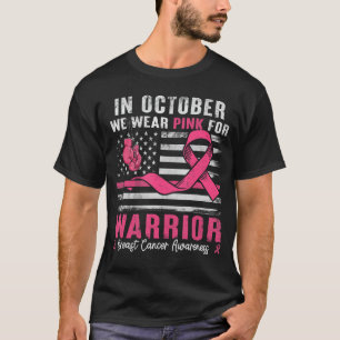 Camiseta en octubre llevamos rosa por los guerreros del cán