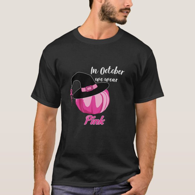 Camiseta En Octubre Llevo Un Octubre Rosa Consciente Del Cá (Anverso)