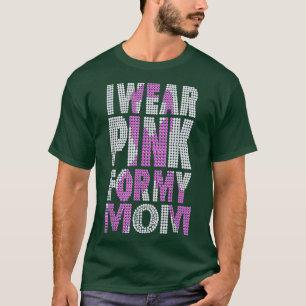 Camiseta En Octubre, Llevo Una Mata De Cáncer De Mama Rosa