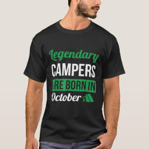 Camiseta En Octubre Nacieron Campistas De Regalos