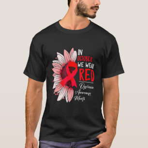 Camiseta En Octubre Nosotros Llevamos Dislexia del Girasol