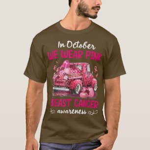 Camiseta En Octubre Nosotros Usamos Camión De Calabaza Rosa
