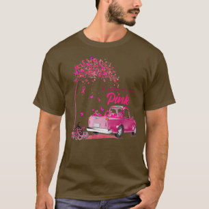 Camiseta En Octubre Nosotros Usamos Camión Rosa Conciencia 