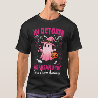 Camiseta en Octubre Nosotros Usamos Rosa Conciencia Del Can