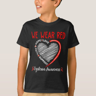 Camiseta En Octubre Nosotros Vestimos de Rojo Mes de Concie