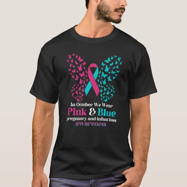 Camiseta En Octubre Se Vio Pérdida De Embarazo Infantil De  (Anverso)