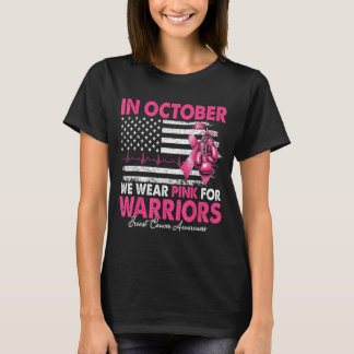 Camiseta En octubre usa rosa para el cáncer de mama de guer