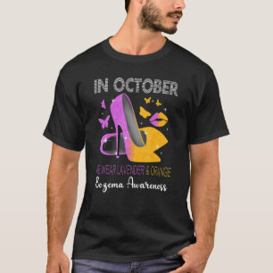 Camiseta En Octubre, Usa Un Eczema De Tos Altos Naranja Lav