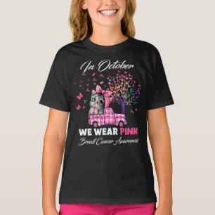 Camiseta En Octubre Usamos Árbol De Cáncer De Mama Rosa