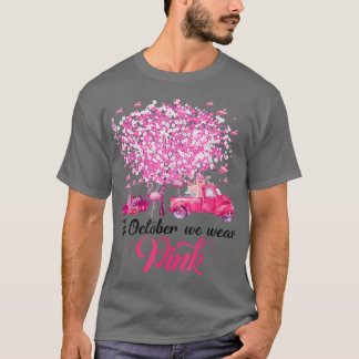 Camiseta En Octubre Usamos Awa El Cáncer De Mama De Flaming