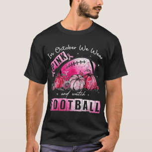Camiseta En Octubre Usamos Awa El Cáncer De Mama De Fútbol