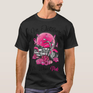 Camiseta En Octubre Usamos Bi De Concienciación Sobre El Cá