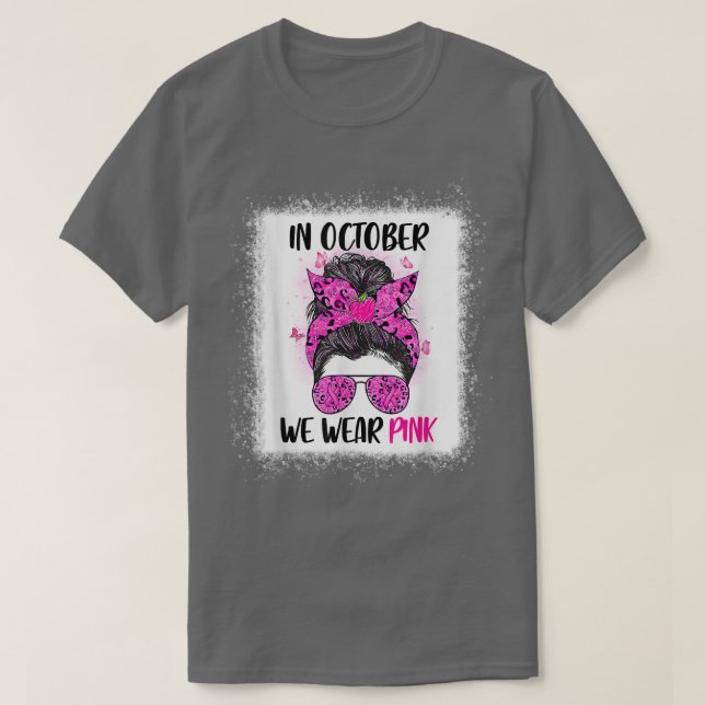Camiseta En Octubre Usamos Bre Vida De Un Enseñador Desorde (Diseño del anverso)