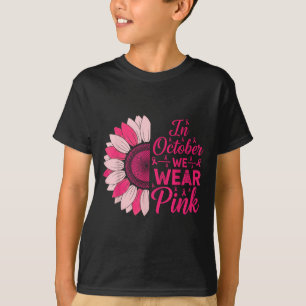 Camiseta En Octubre Usamos Ca De Pinta Rosa De Cinta De Ceb
