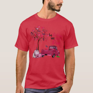 Camiseta En Octubre Usamos Calabaza De Camión Rosado En Zon