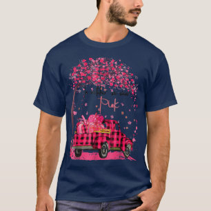 Camiseta En Octubre Usamos Camión Rosa Flamingo Brea