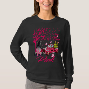 Camiseta En Octubre Usamos Cáncer De Mama Camión Rosado