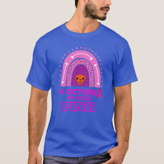Camiseta En Octubre, Usamos Cáncer De Mama De Azúcar Rosa