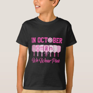 Camiseta En Octubre Usamos Cáncer De Mama De Baloncesto Ros