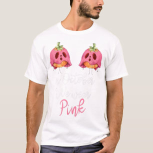 Camiseta En Octubre Usamos Cáncer De Mama De Calabaza Rosa