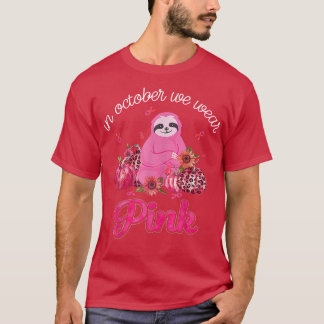 Camiseta En Octubre, Usamos Cáncer De Mama De Cinta Rosa