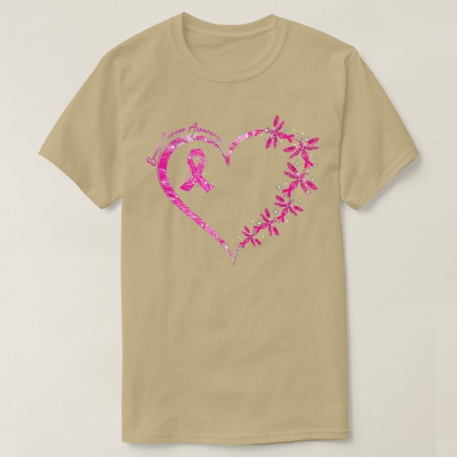 Camiseta En Octubre Usamos Cáncer De Mama De Cinta Rosa (Diseño del anverso)