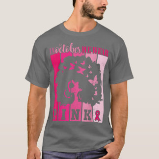 Camiseta En Octubre Usamos Cáncer De Mama De Cinta Rosa