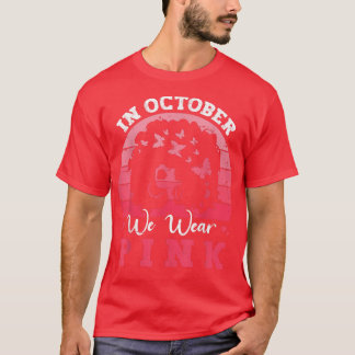 Camiseta En Octubre Usamos Cáncer De Mama De Cinta Rosa