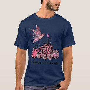 Camiseta En Octubre Usamos Cáncer De Mama De Colibrí Rosa